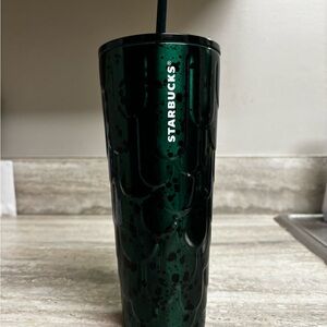 Starbucks Green Marble Accent Tumbler
